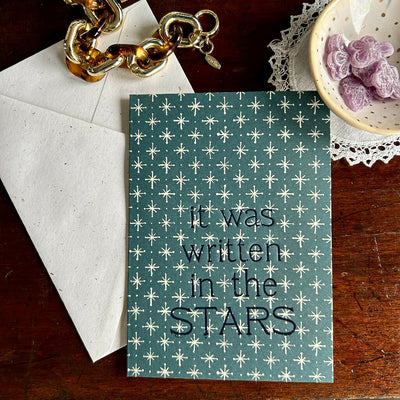 'It was written in the stars' Card