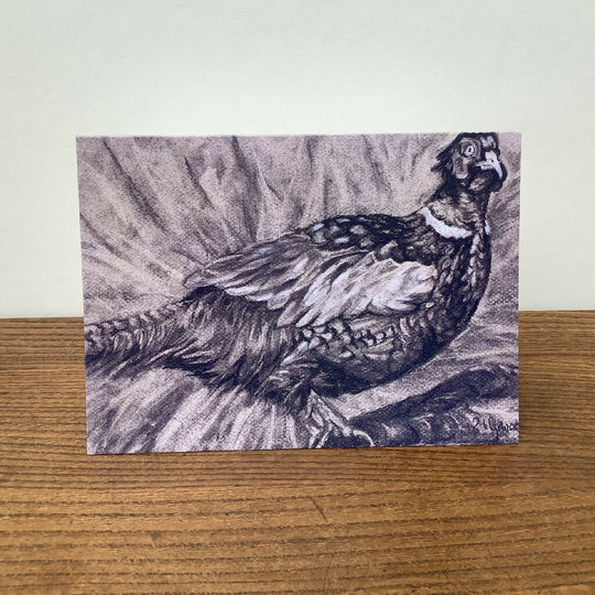 Roosting Pheasant Greeting Card