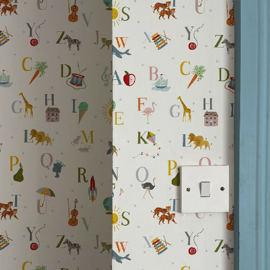 ABC Luxury Children's Wallpaper