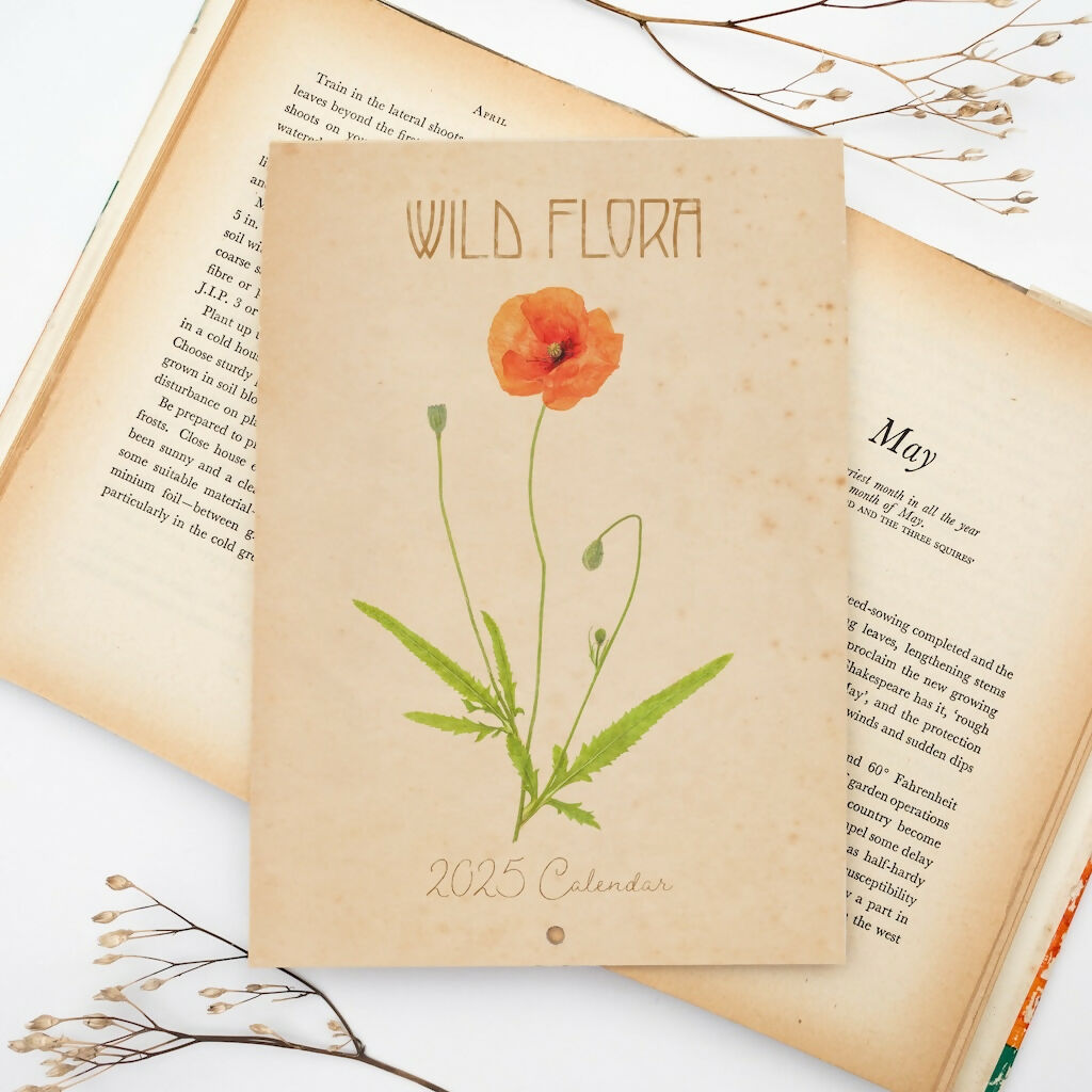 Wild Flora 2025 Wall Calendar