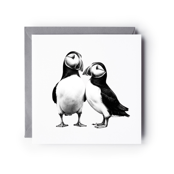 Puffin Love Greeting Card