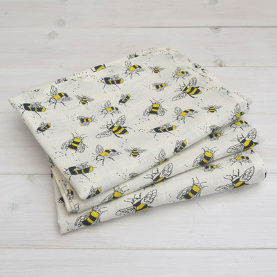 buzzy bee linen tea towel 8
