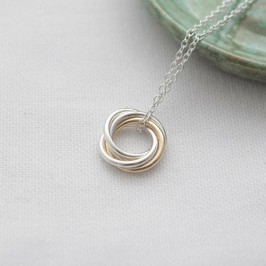 40th Gold and Silver Necklace
