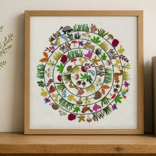 Round and Round the Woodland Hand Embroidery Kit