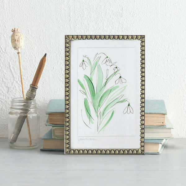 'Snowdrops' Framed Original Art
