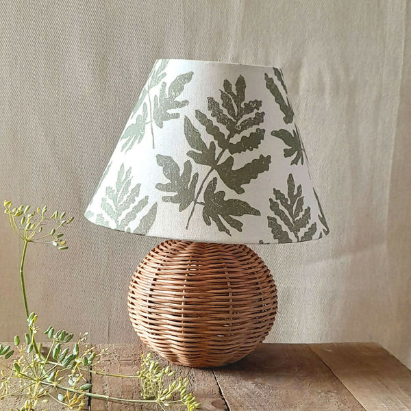 Eva Organic Cotton Conical Lampshade