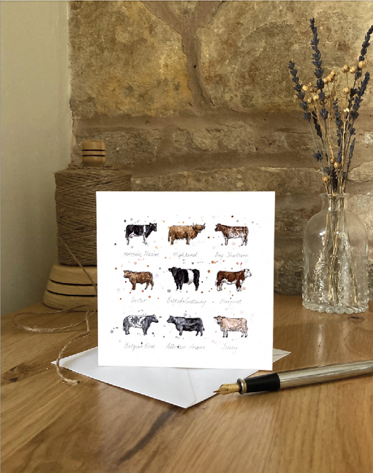 Moo | Greetings Card