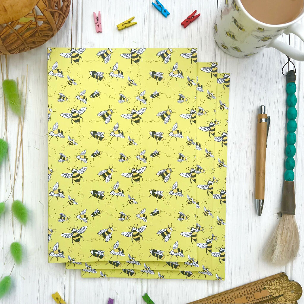 Personalised Bee Journal Drawing Notebook