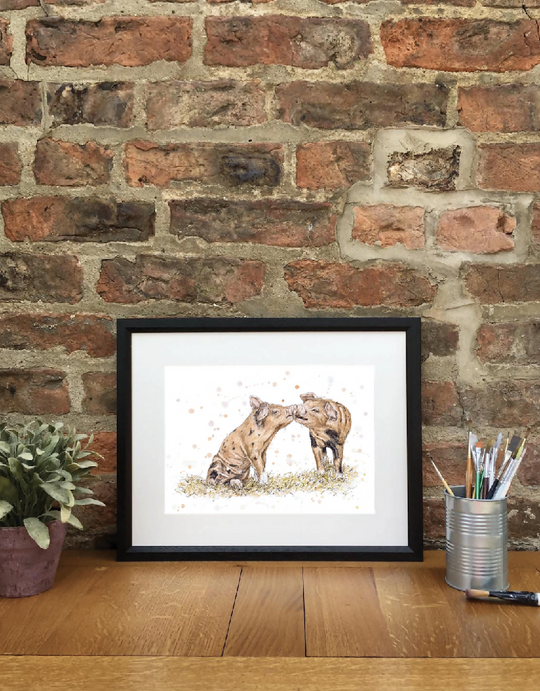 Missing you Pig Time | Signed Limited Edition Print