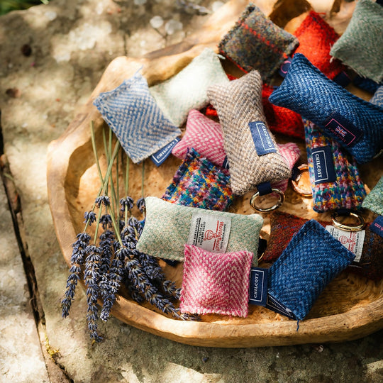 Chilcott Harris Tweed® Lavender Bags and Key Chains