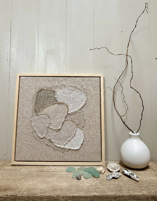 Sea Glass VII Textile Art