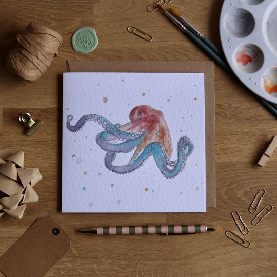 Octopus Greeting Card