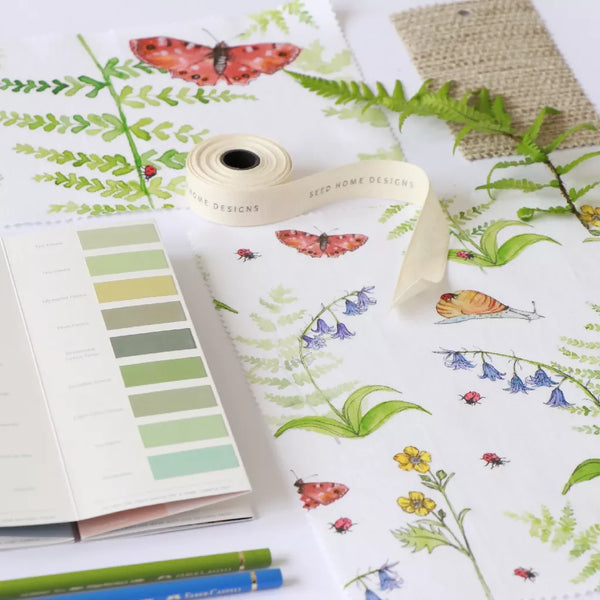 Cornish Woodland Soft Furnishing Fabric