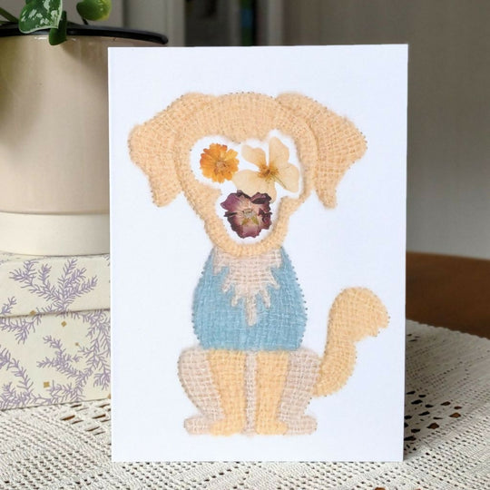 Aubrey The Labrador Birthday Card