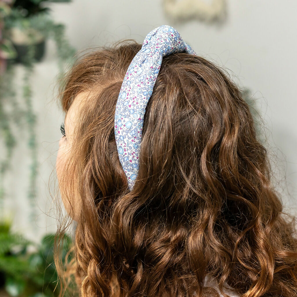 Liberty Padded Knot Headband - Eloise D Print
