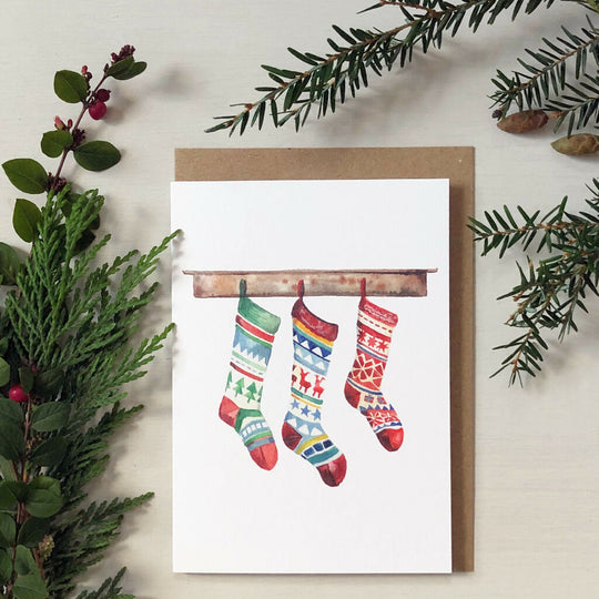 Christmas Stockings Card