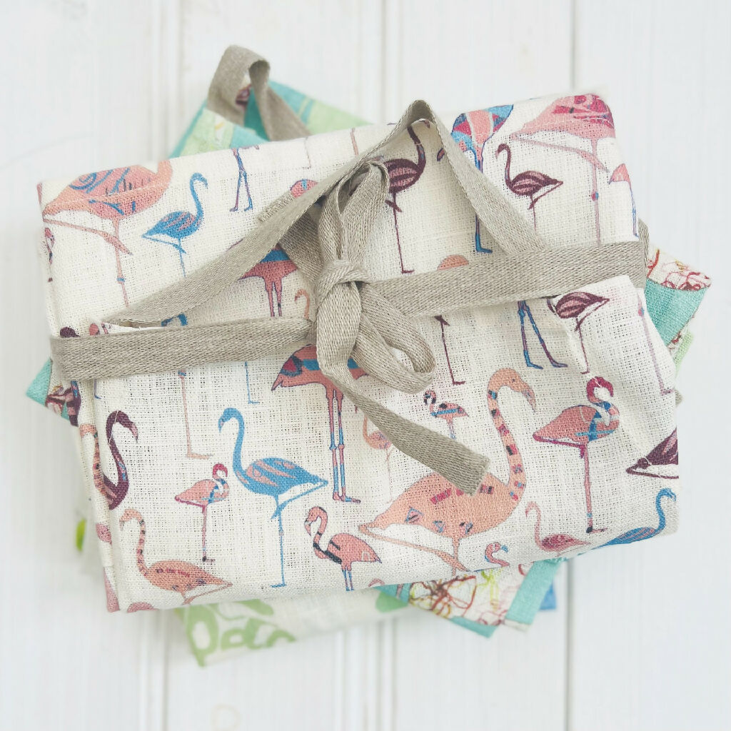 Children's Linen Aprons - Animal Designs