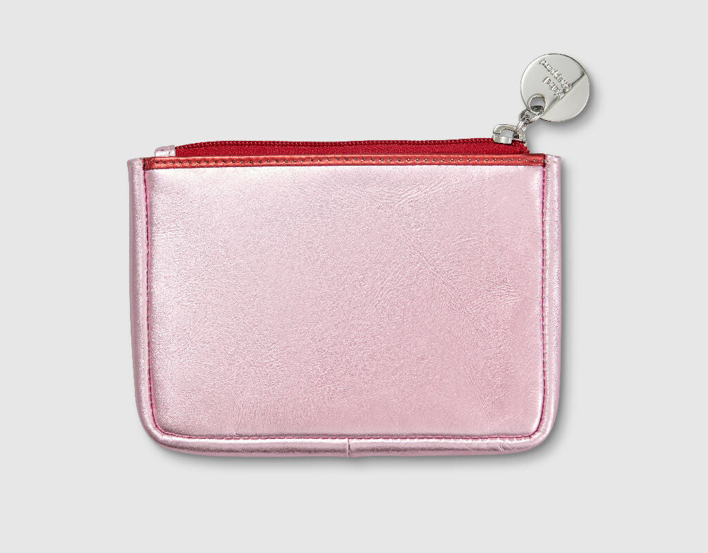 Pink Heart purse back