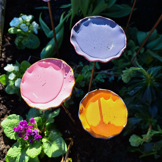 Butterfly puddler set, wildlife garden decor