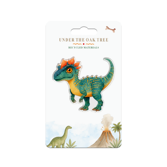 Badge - Dinosaur Ankylosaurus Natural History Gift Brooch
