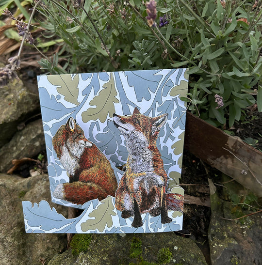 3D Fox Card