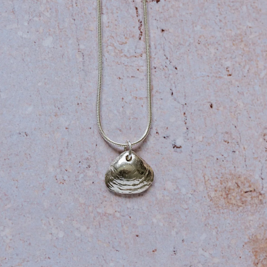 Silver Seashell Necklace