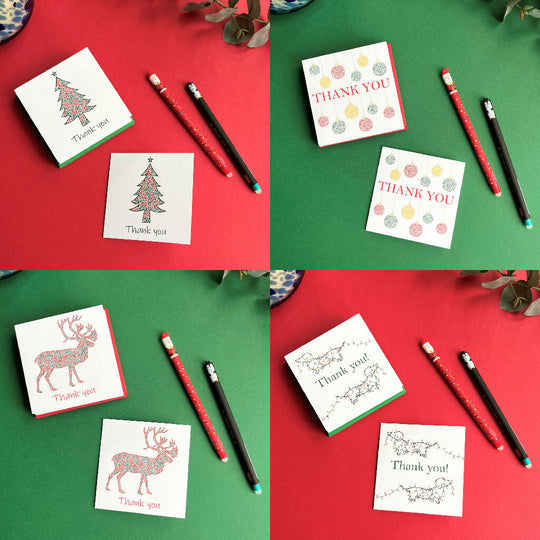 Christmas Mini Thank You Cards