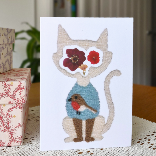 Eugene’s Robin Jumper Christmas Card