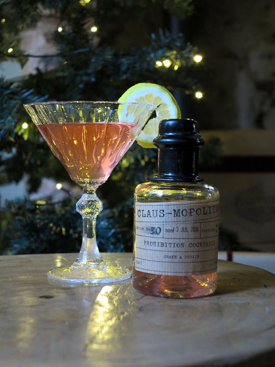 Claus-mopolitan Bottled Cocktail