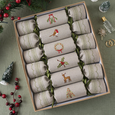 KSD Woodland Reusable Christmas Crackers - Set of 6 (2)