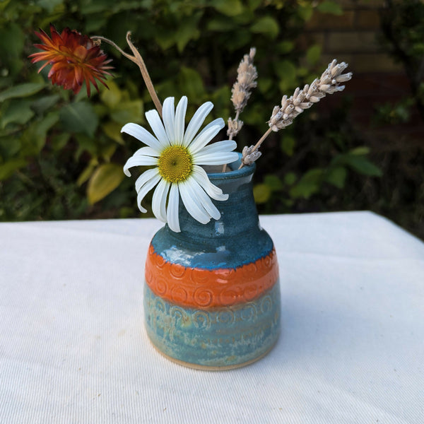 Bud Vase - Orange Glow