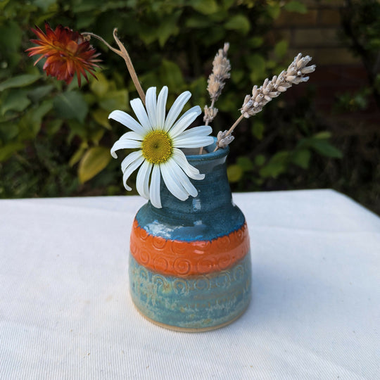 Bud Vase - Orange Glow