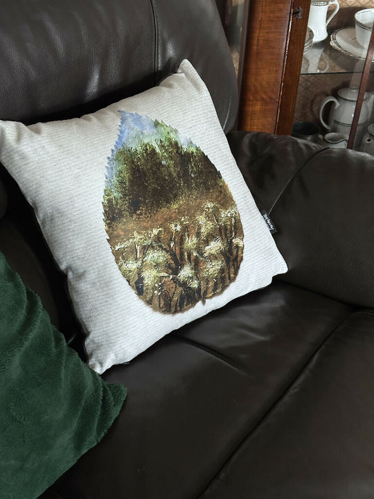 Wish Field Printed Country Style Cushion Limited Edition