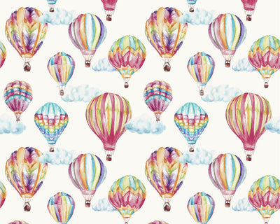 Hot Air Balloons Curtain Fabric