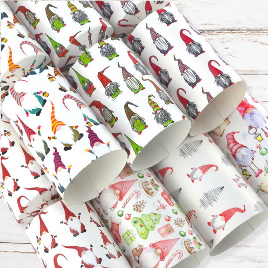 Gonks | Christmas Cracker Making Craft Kits | Makes 6 | Big Choice of Designs