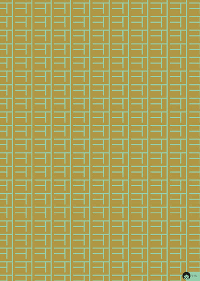 Geometric Design Wrapping Paper #2 (3 sheets)