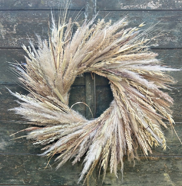 Natural Pampas Wreath