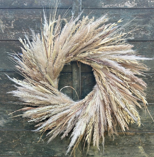 Natural Pampas Wreath