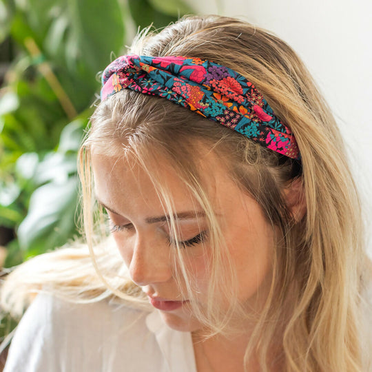 Liberty Twist Headband - Ciara C Print