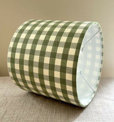 'Gingham Green' Lampshade