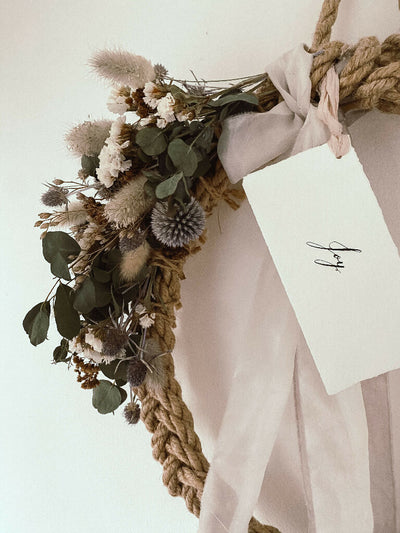 Christmas Styled Rope Wreath