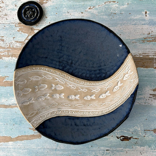 Shoreline Shallow Bowl - Fish design