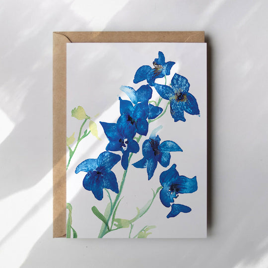 Pack of 4 Floral Cards with Envelope