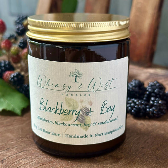Blackberry & Bay Scented Soy Candle