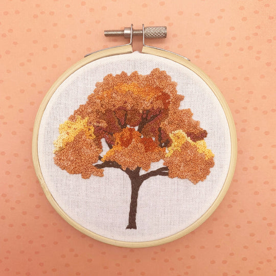 Autumn Tree Embroidery Kit