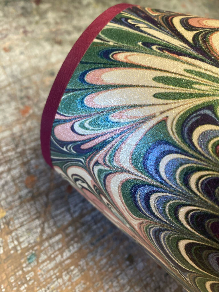 HOA_Marbled_Paper_Lampshades_Serpentine_Summer__Workshop_closeup