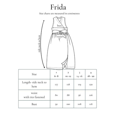 Frida Linen Wrap Dress