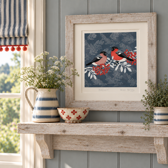 Bullfinch- Signed and Mounted Giclée Art Print
