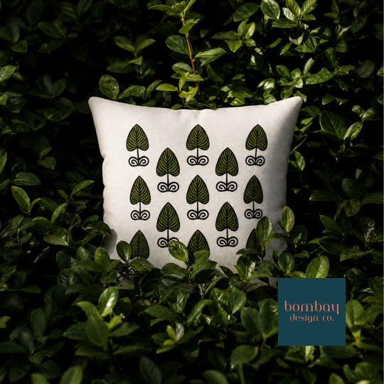 Baadiyah Embroidered Cotton Cushion Cover (Set of 2)