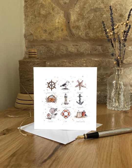 Beside the Seaside| Greetings Card